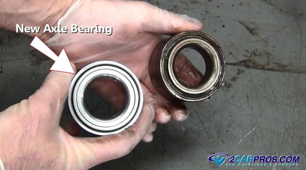 new axle bearing