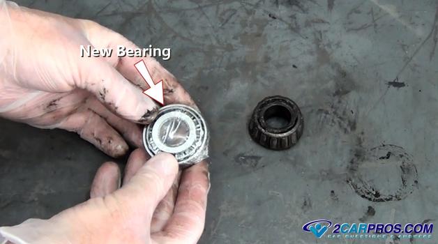 new outer axle bearing
