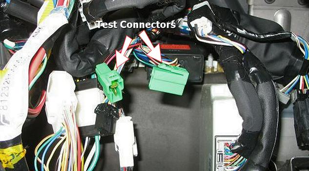 obd1 subaru test connector