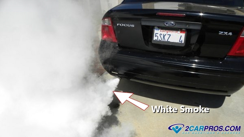 Wrx white smoke out of exhaust