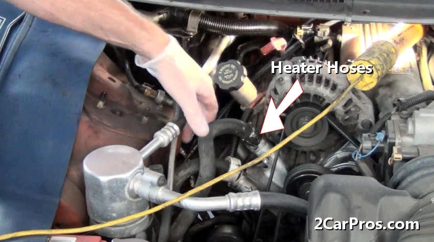 How to Replace a Heater Hose in Under 20 Minutes 1991 bmw 318i engine diagram 