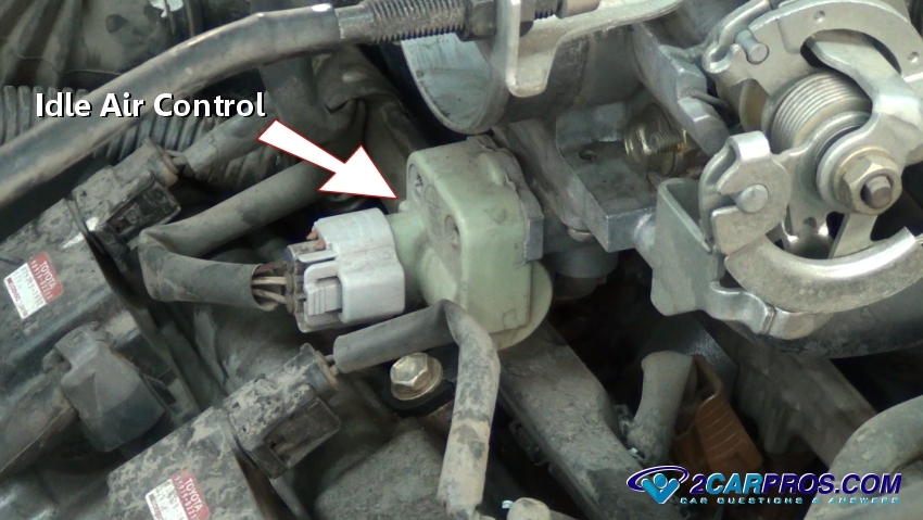 2002 Toyota avalon idle air control valve location