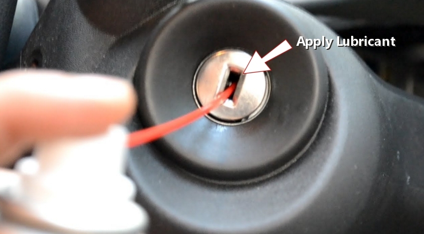 How do you get a car key out of an ignition when it's stuck?