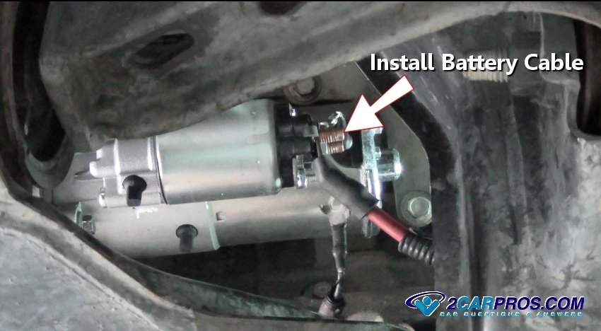 How to Change a Starter Motor in Under 45 Minutes 03 ford ranger alternator wiring diagram 