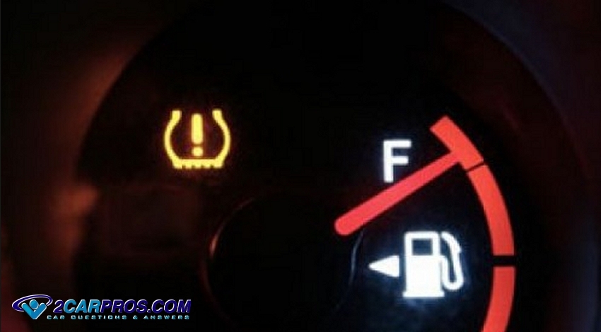 Nissan low tire pressure warning light