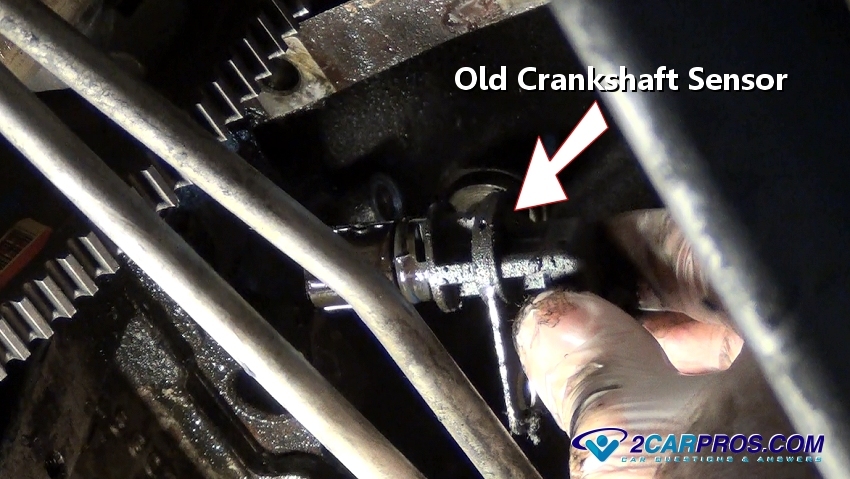 How do you find the crank sensor on your car?