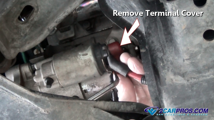 Car Repair World: How To Replace A Starter Motor 1 wire alternator wiring diagram pontiac g6 