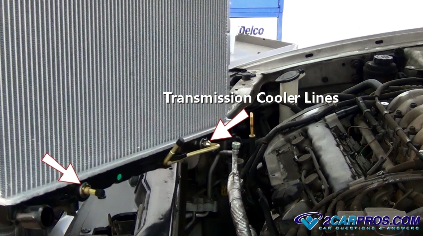 2004 chevy 2500hd transmission cooler lines