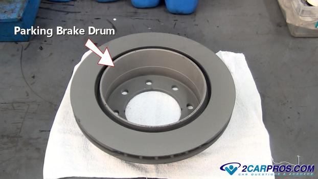 parking brake rotor drum