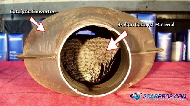plugged catalytic converter