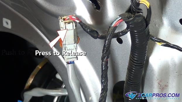 press to release connector
