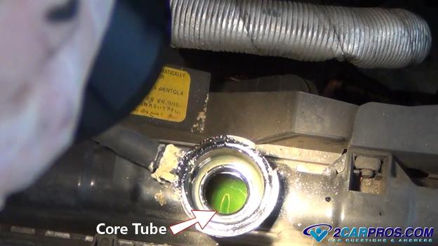 radiator core tube