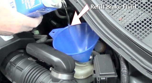 refill brake fluid