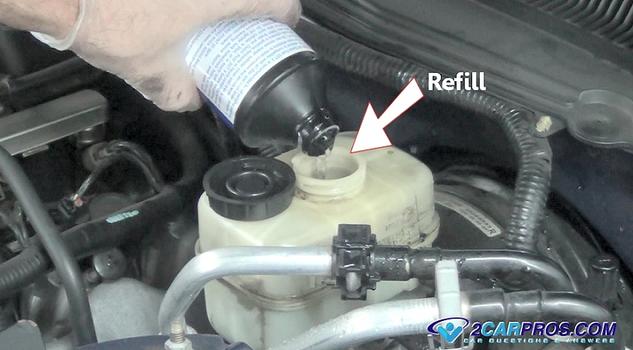 refill clutch fluid