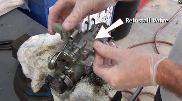 reinstall idle air valve