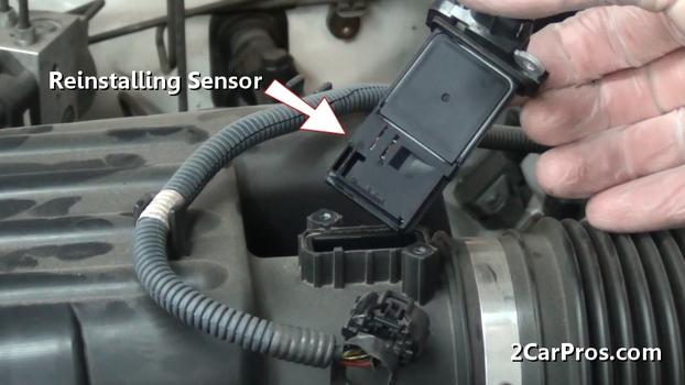 reinstalling mass air flow sensor