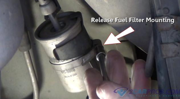 release fuel filter