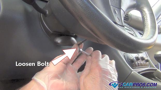 remove air bag mounting bolt