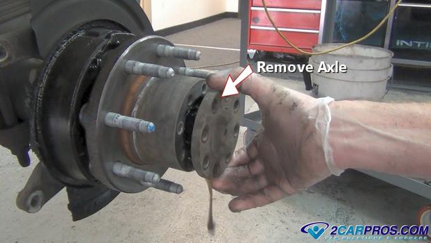remove axle
