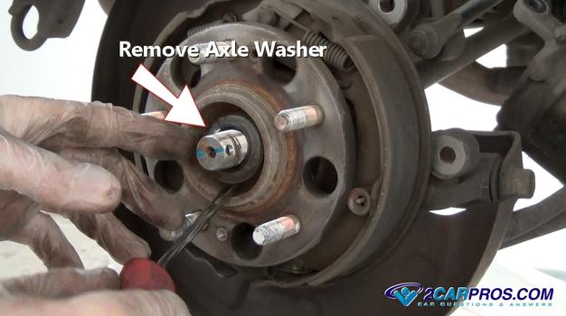 remove axle washer