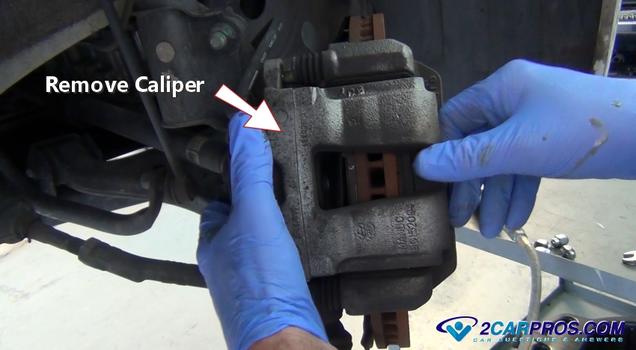 remove brake caliper