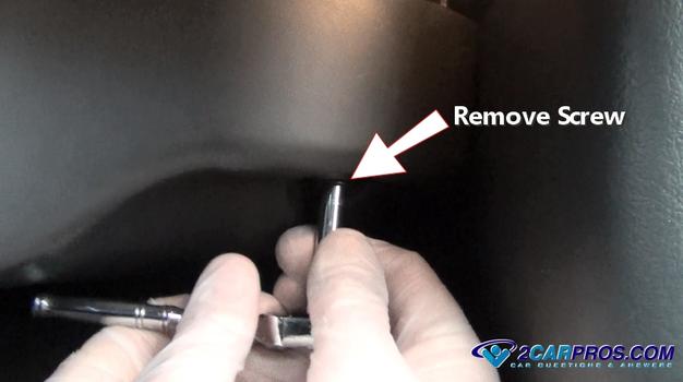 remove cover screw