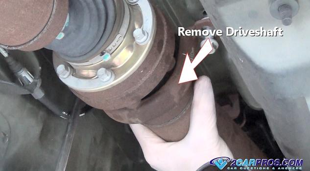 remove drive shaft
