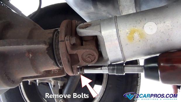 remove drive shaft bolts