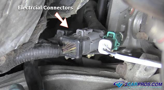 remove electrcial connector