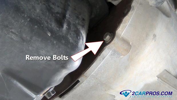 remove engine plate mounting bolts