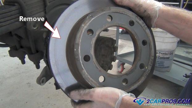 remove from bearing hub