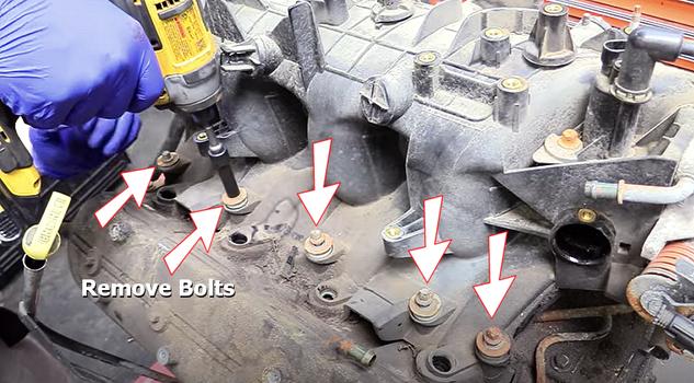 remove intake manifold bolts