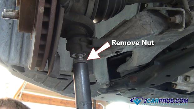 remove lower ball joint nut