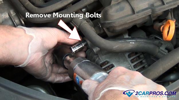 remove mounting bolts