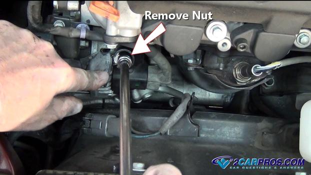 remove nut mian power alternator