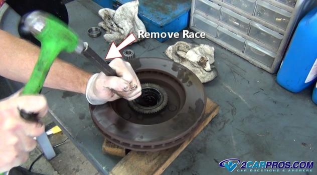 remove outer bearing race