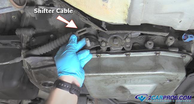 remove shifter cable