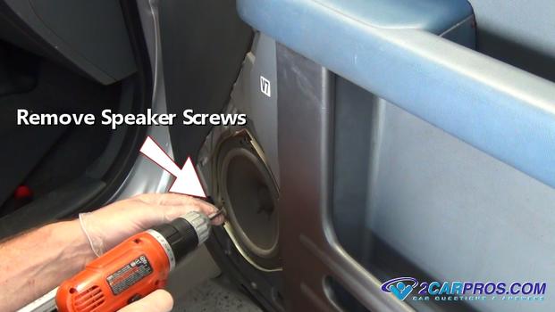 remove speaker screws