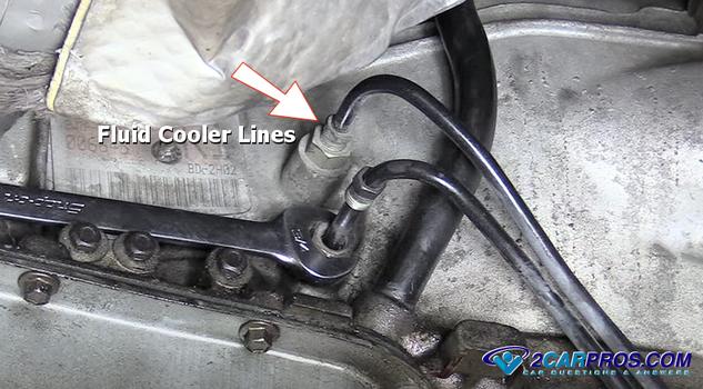 remove transmission cooler lines