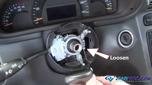 remove turn signal switch mounting bolt