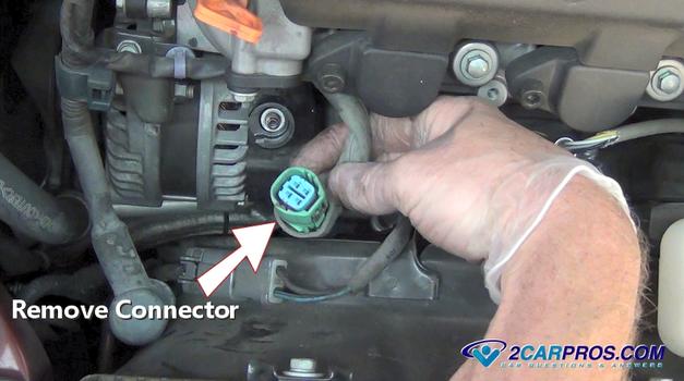 remove wiring harness alternator
