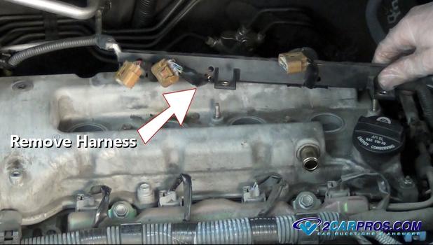 remove wiring valve cover