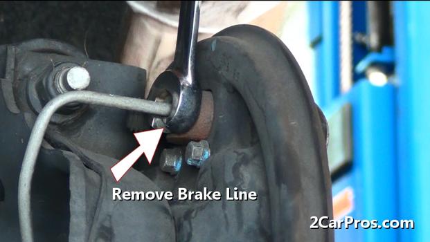 remove brake line
