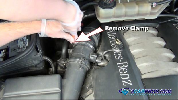 remove clamp mass air flow