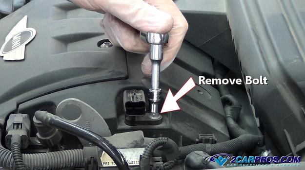 removing camshaft sensor mounting bolt