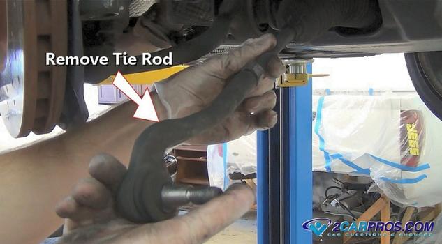 removing tie rod end