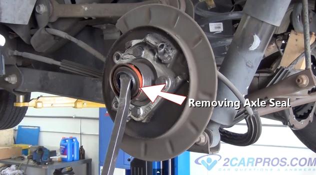 removing axle seal