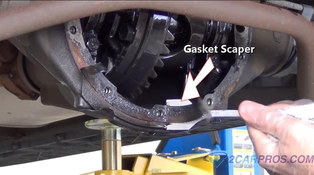 removing differential cover gasket
