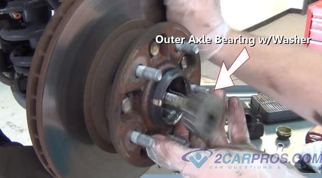 removing outer axle bearing