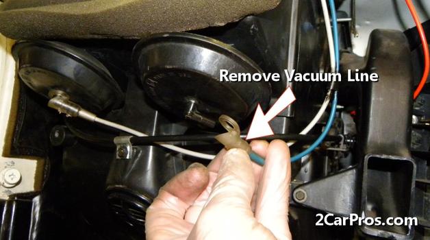 removing vacuum lines